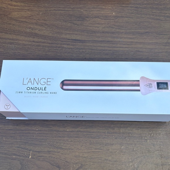 L’ange ondulé 25mm titanium curling wand blush rose - Picture 2 of 8